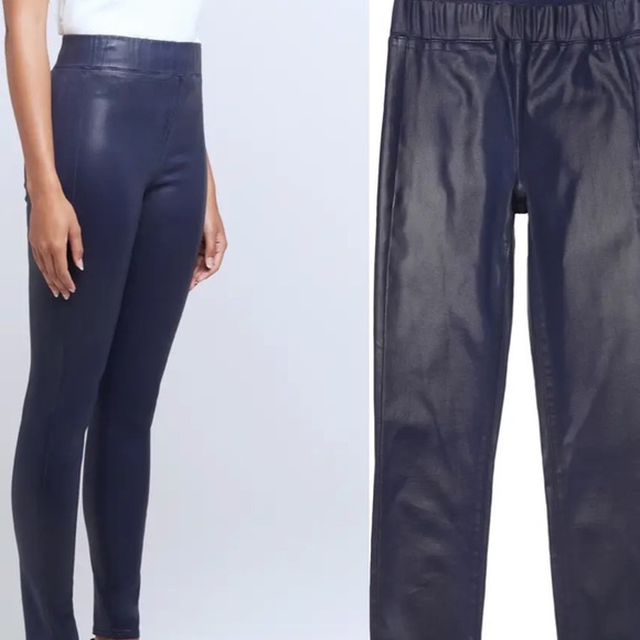 NWT L’Agence Rochelle Coated HighWaist PullOn Jean - Picture 2 of 7